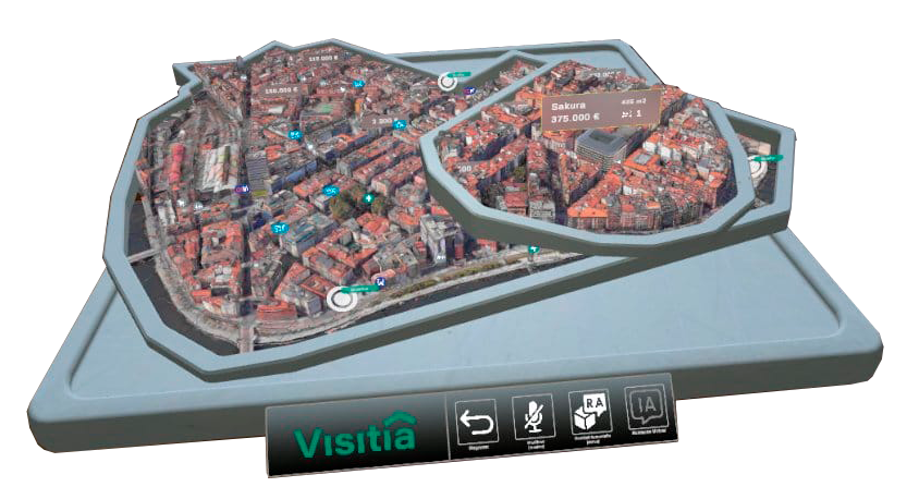 Mapa interactivo vertical